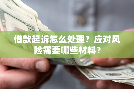 武汉借款起诉怎么处理？应对风险需要哪些材料？