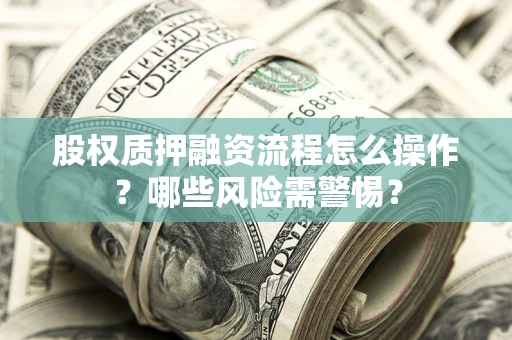 武汉股权质押融资流程怎么操作？哪些风险需警惕？