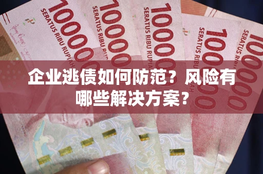 武汉企业逃债如何防范？风险有哪些解决方案？