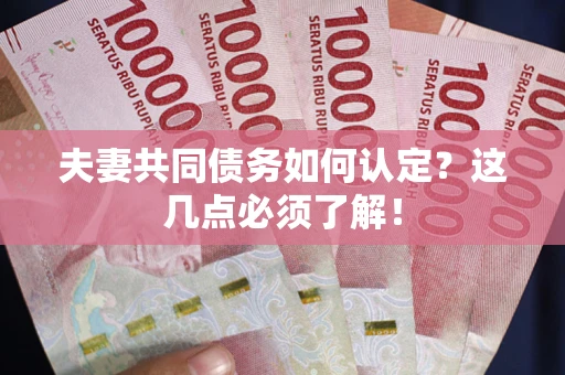 武汉夫妻共同债务如何认定？这几点必须了解！