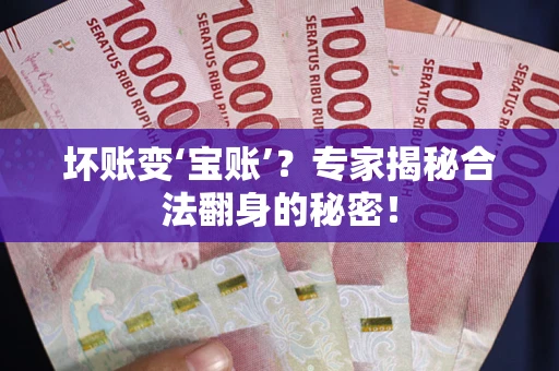 武汉坏账变‘宝账’？专家揭秘合法翻身的秘密！