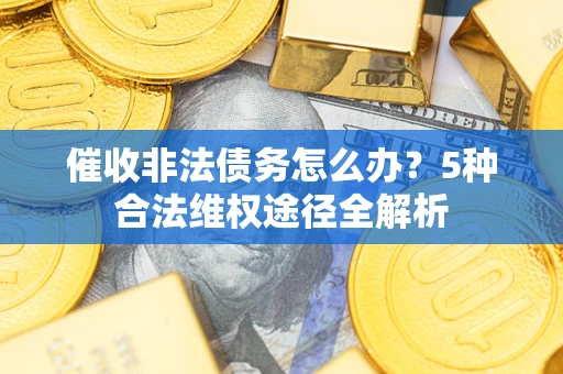 武汉催收非法债务怎么办？5种合法维权途径全解析